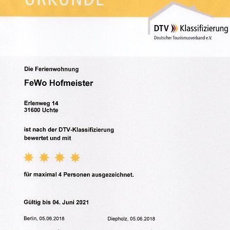 Ferienwohnung Uchte Buitenkant foto