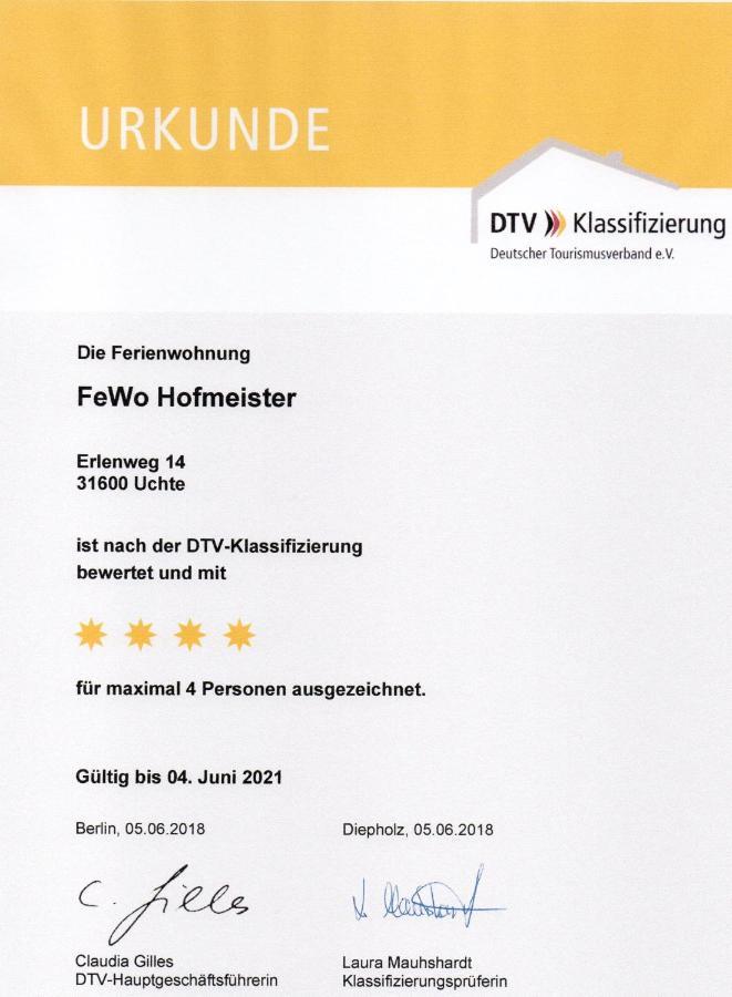 Ferienwohnung Uchte Buitenkant foto